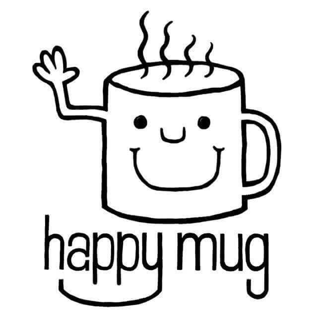 happy mug coffee
